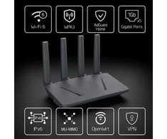 Gl Inet Maršrutizatorius „Wi-Fi 6 2.4/5GHz VPN GL.iNet Flint GL-AX180“