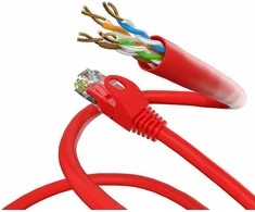 Goobay CAT 5e patch cable, U/UTP 68389 7,5 m, Raudona