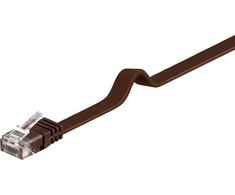Goobay Kabelis LAN Patchcord CAT 6 U/UTP FLAT c raudonas 0,5 m