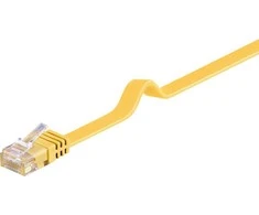 Goobay Kabelis LAN Patchcord CAT 6 U/UTP FLAT geltona 2m