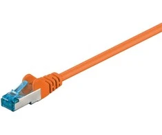 Goobay Cable LAN Patchcord CAT 6A S/FTP Oranžinė 1m