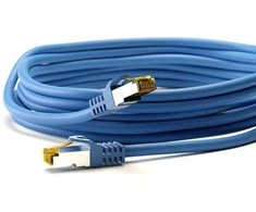 Goobay CAT 7 S/FTP LAN patchcord kabelis, mėlynas - 20m