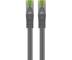 Goobay Kabelis LAN Patchcord CAT 8.1 GHMT S/FTP pilka 0.5m