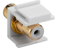 Goobay Keystone jungties prailginimo RCA balta kabelis