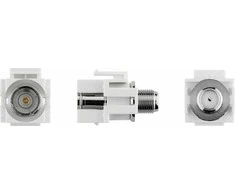 Goobay Keystone jungtis Gn kabelio prailginimas. IEC – Gn. F