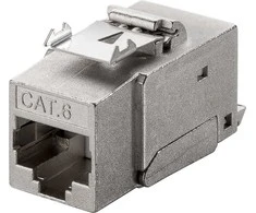 Wentronic Goobay Keystone RJ45 CAT 6 STP 250MHz Snap-In jungtis