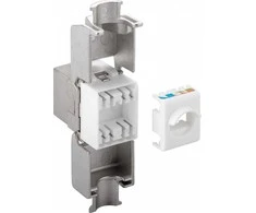 Goobay Keystone RJ45 CAT 6A STP Modulinė jungtis 2xRJ45