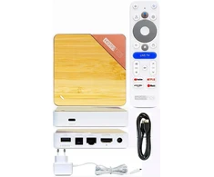 Homatics Box 4K V2 „Google TV“ multimedijos grotuvas, „Wi-Fi 6“, „Bluetooth“, 32 GB, DTS ir „Dolby Atmos“