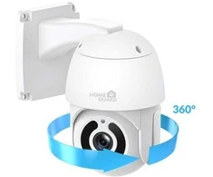 HomeGuard AI lauko 2K WiFi kamera HGWOB-253
