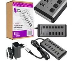 7xUSB šakotuvas su Spacetronik jungikliais SPU-M18