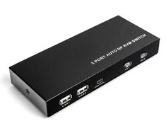 Jungiklis KVM USB + DP 2/1 Spacetronik SPD-KVM02