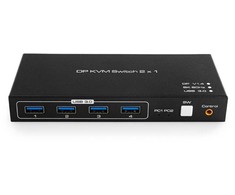 Jungiklis KVM USB + DP Spacetronik SPD-KVM23 8K 60Hz