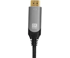 Kabelis DP HDMI 1.4 8K Spacetronik KDH-SPA015 1.5m