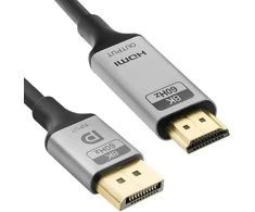 Kabelis DP HDMI 8K 60Hz Spacetronik KDH-SPA015 1.5m
