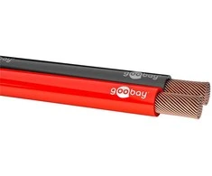 Goobay Cable Garsiakalbio kabelis Raudonas Juodas CCA - Kabelio ilgis 10 m