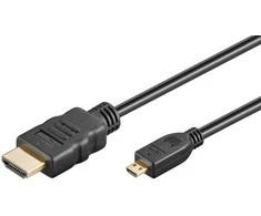 Goobay Kabelis HDMI - micro HDMI 2.0 4K 60Hz Ilgis 0,5m