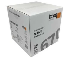Elpio RG6 TC'EQ 1.02 CU pullbox koaksialinis kabelis 305m