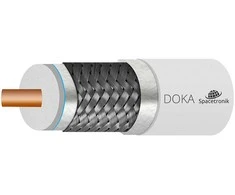 Kabelis RG6 Spacetronik DOKA 4K Trishield 100m bound