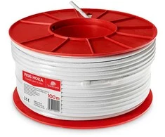 Kabelis RG6 Spacetronik HOKA 102 CU Dualshield 100m
