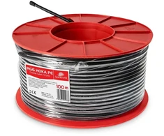 Kabelis RG6 Spacetronik HOKA PE 102 CU Dualsh. 100 m