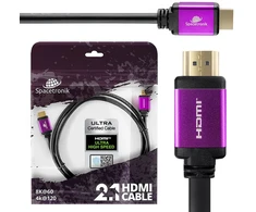 UHS HDMI 2.1 8K kabelis Spacetronik 1m