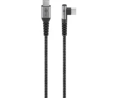 Goobay | 64659 USB-C į USB-C tekstilinis kabelis su metaliniais kištukais, 1 m | USB-C į USB-C