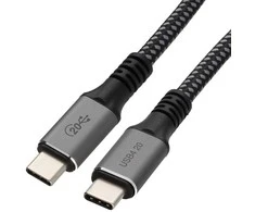 Kabelis USB-C 4.0 40Gbit/s Spacetronik SPC010 1m