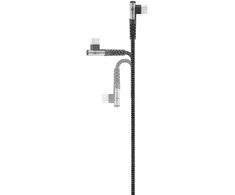 Kabelis USB-C - USB-A 2.0 Goobay KAMPINIS TEXTIL 1m
