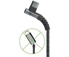 Kabelis USB-C – USB-A 2.0 Goobay KAMPINIS TEXTIL 0,5m