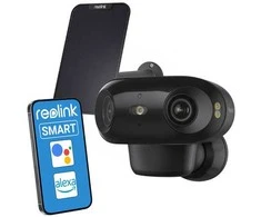 Reolink Argus 4 Pro 4K WiFi saulės kamera, juoda