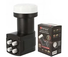LNB keitiklis QUAD OPTICUM Raudonas 03H PREMIUM