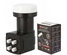 LNB keitiklis QUATTRO OPTICUM Raudonas 03H PREMIUM