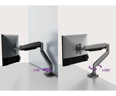 Spacetronik SPA-S110B USB monitoriaus laikiklis 17”-45”.