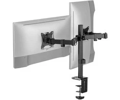 Šarnyrinis stalo laikiklis 2 Spacetronik SPA-120 monitoriams