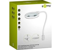 Kosmetinė didinamojo stiklo lempa 30xLED 6W 480lm Goobay K/S