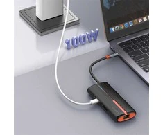 Ldnio Adapteris HUB USB-C 6w1 USB 3.0 HDMI PD RJ45 100W B