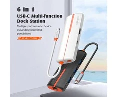 Ldnio Adapteris HUB USB-C 6w1 USB 3.0 HDMI PD RJ45 100W B