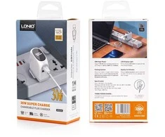 Ldnio USB įkroviklis 30 W LED skydelis USB-C laidas USB-C