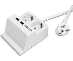 Maitinimo juostelėje yra Peaktech 3125 USB lizdas