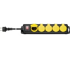 Wentronic LAUKO maitinimo juosta IP44 Goobay 5xAC 230V