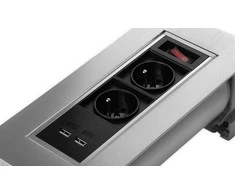 Spacetronik Biuro lizdas su USB rotary Spacetronik SPS-O24S
