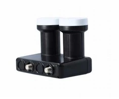 LNB monoblokas dvigubas Opticum LMTP-04H Juodas
