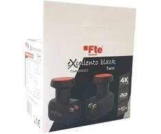FTE Twin keitiklis FTE eXcelento Juodas LTE 0,1 dB