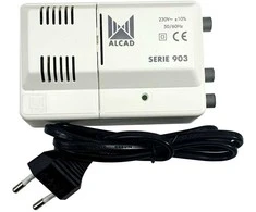 Alcad AI-100 VHF-UHF 1in/2out plačiajuostis stiprintuvas