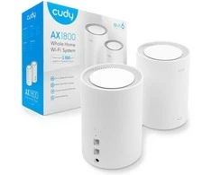 Maršrutizatorius NAMŲ SISTEMA WI-FI CUDY-M1800/2 Wi-Fi 6, 2.4 GHz, 5 GHz, 574 Mbps + 1201 Mbps