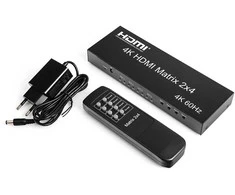 Matrix HDMI 2/4 Spacetronik SPH-M24 V2 4K 60Hz