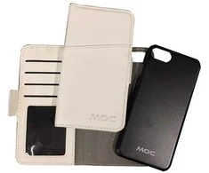 Moc Sport Ab MOC Mag Wallet balta telefono piniginė + dėklas