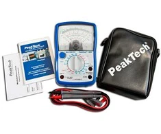 „PeakTech 3201“ analoginis multimetras 500 V 10 A AC / DC