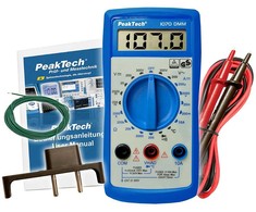 10A AC DC PeakTech 1070 skaitmeninis multimetras