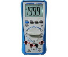 DCV ACV DCA ACA PeakTech 2005A skaitmeninis multimetras